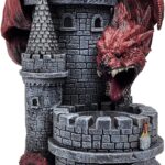 Dragon on castle dice tower